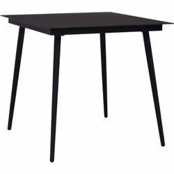 Cette table de salle à manger ajoute un look moderne à votre jardin, patio ou salle à manger. La table de jardin dispose d'un ...