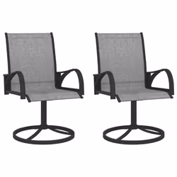 VidaXL 312167, Terrace, Acier, Textile, Gris, 575 mm, 720 mm, 940 mm