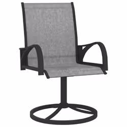 VidaXL 312167 chaise d'extérieur Terrace Acier, Textile Gris