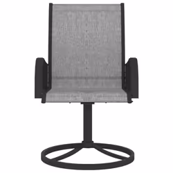 VidaXL 312167 chaise d'extérieur Terrace Acier, Textile Gris