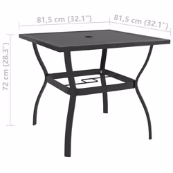 VidaXL 312168 table de jardin Anthracite - Vue supplémentaire 5