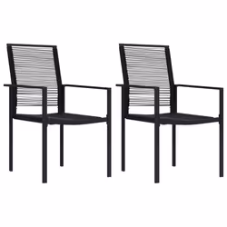 VidaXL 312171, Terrace, Polyuréthane, Acier, Noir, 550 mm, 600 mm, 900 mm