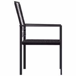 VidaXL 312172 chaise d'extérieur Terrace Polyuréthane, Acier Noir - Vue supplémentaire 4