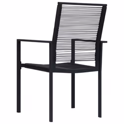 VidaXL 312172 chaise d'extérieur Terrace Polyuréthane, Acier Noir - Vue supplémentaire 5