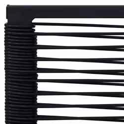 VidaXL 312172 chaise d'extérieur Terrace Polyuréthane, Acier Noir - Vue supplémentaire 6
