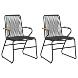 VidaXL 312173 chaise d'extérieur Terrace Polyvinyl chloride (PVC), Acier, Teck