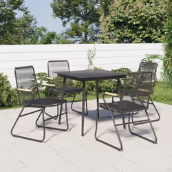 VidaXL 312174, Terrace, Polyvinyl chloride (PVC), Acier, Teck, 590 mm, 580 mm, 855 mm, 44 cm