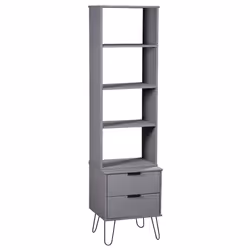 VidaXL 321142, Gris, Métal, Bois, Bois de pin, 460 mm, 395 mm