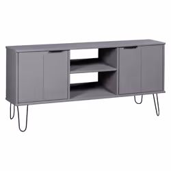 VidaXL 321146, Gris, Métal, Bois, 1145 mm, 395 mm, 570 mm, 1 pièce(s)