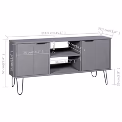 VidaXL 321146 Support TV et centre de divertissement - Vue supplémentaire 6