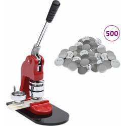 Machine à badges avec 500 pièces de bouton à épingle 58 mm