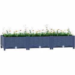 Ce lit surélevé sera un excellent choix pour les amateurs de bricolage pour décorer leurs jardins, balcons ou patios. Cette j ...