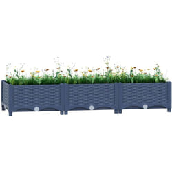 vidaXL Lit surélevé 120x40x23 cm Polypropylène