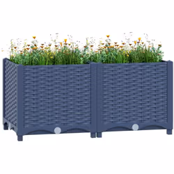 Ce lit surélevé sera un excellent choix pour les amateurs de bricolage pour décorer leurs jardins, balcons ou patios. Cette j ...