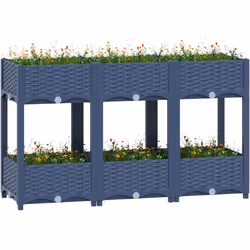 Ce lit surélevé sera un excellent choix pour les amateurs de bricolage pour décorer leurs jardins, balcons ou patios. Cette j ...
