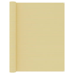 vidaXL Tapis de tente 250x500 cm Beige