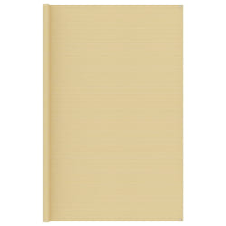 vidaXL Tapis de tente 300x500 cm Beige