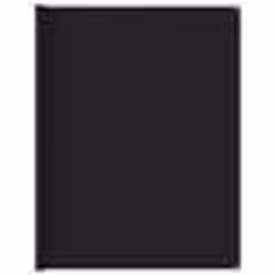 vidaXL Tapis de tente 250x250 cm Noir