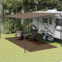 vidaXL Tapis de tente 250x500 - Marron