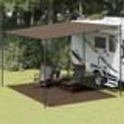 vidaXL Tapis de tente 300x400 cm Marron