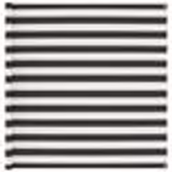 vidaXL Tapis de tente 200x200 cm Anthracite et blanc