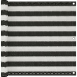 Vidaxl - cran de balcon pehd 90x300 cm Anthracite et blanc