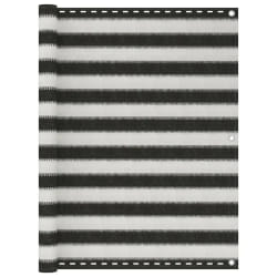 vidaXL Écran de balcon PEHD 120x300 cm Anthracite et blanc - TU
