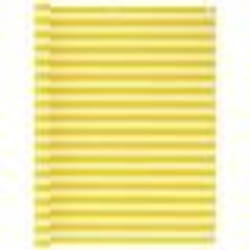 vidaXL Écran de balcon Jaune et blanc 120x500 cm PEHD - TU