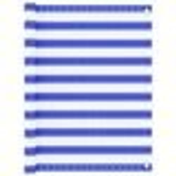 vidaXL Écran de balcon Bleu et blanc 120x500 cm PEHD - TU