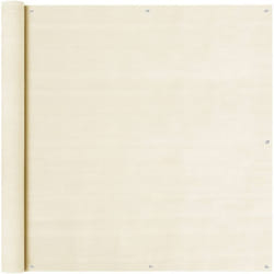 Vidaxl - cran de balcon Crème 120x500 cm pehd