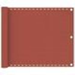 vidaXL Écran de balcon Terre cuite 75x600 cm PEHD - TU