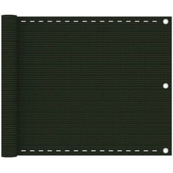 Vidaxl - cran de balcon Vert foncé 75x500 cm pehd
