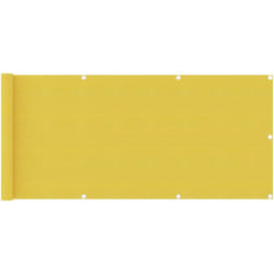 Vidaxl - cran de balcon Jaune 75x400 cm pehd