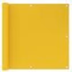 vidaXL Écran de balcon Jaune 90x300 cm PEHD - TU