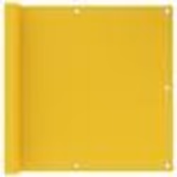 vidaXL Écran de balcon Jaune 90x600 cm PEHD - TU