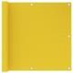 vidaXL Écran de balcon Jaune 90x600 cm PEHD - TU