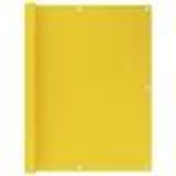 vidaXL Écran de balcon Jaune 120x300 cm PEHD - TU