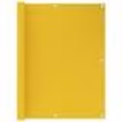 vidaXL Écran de balcon Jaune 120x600 cm PEHD - TU