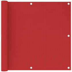 Vidaxl - cran de balcon Rouge 90x300 cm pehd