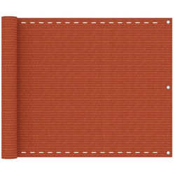 Vidaxl - cran de balcon Orange 75x300 cm pehd