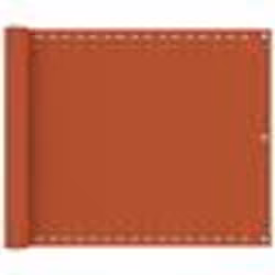 vidaXL Écran de balcon Orange 75x400 cm PEHD - TU