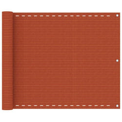 Vidaxl - cran de balcon Orange 75x600 cm pehd