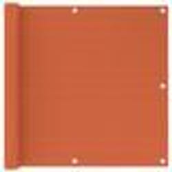vidaXL Écran de balcon Orange 90x500 cm PEHD - TU