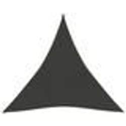 vidaXL Voile d'ombrage 160 g/m² Anthracite 3x3x3 m PEHD - TU