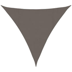 vidaXL Voile d'ombrage 160 g/m² Anthracite 4x4x4 m PEHD - TU