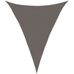 Voile d'ombrage 160 g/m² Anthracite 5x6x6 m PEHD