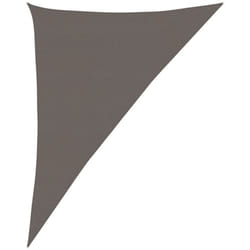 Voile d'ombrage 160 g/m² Anthracite 4x5x6,8 m PEHD