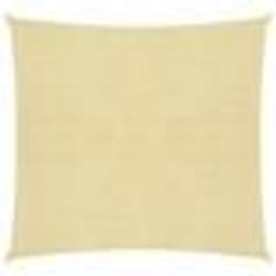 vidaXL Voile d'ombrage 160 g/m² Beige 7x7 m PEHD - TU