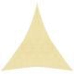 vidaXL Voile d'ombrage 160 g/m² Beige 5x7x7 m PEHD