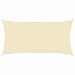 Voile d'ombrage 160 g/m² Crème 2x3,5 m pehd Vidaxl